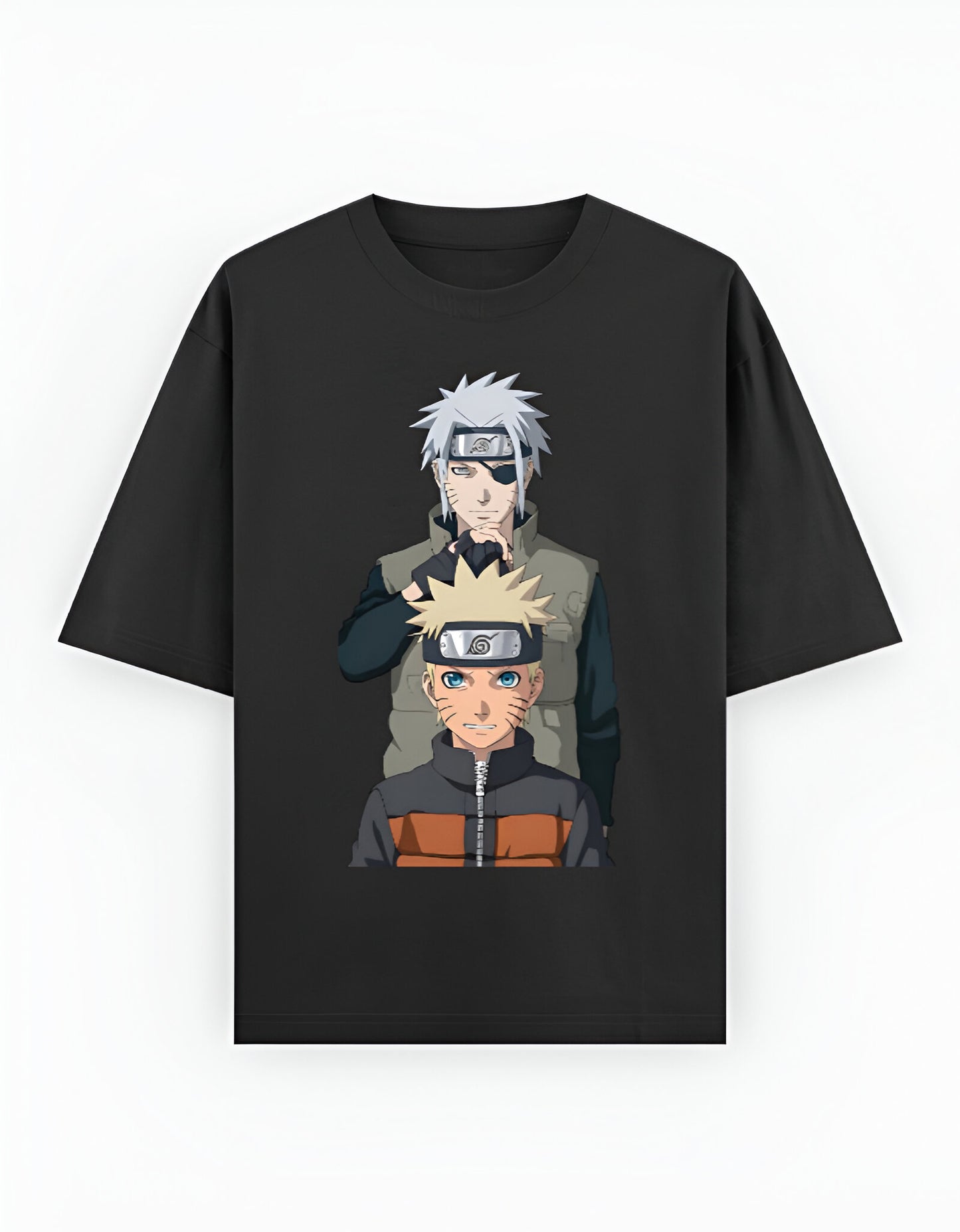 Men DTG Printed Naruto Addition Oversized Classic T-Shirt